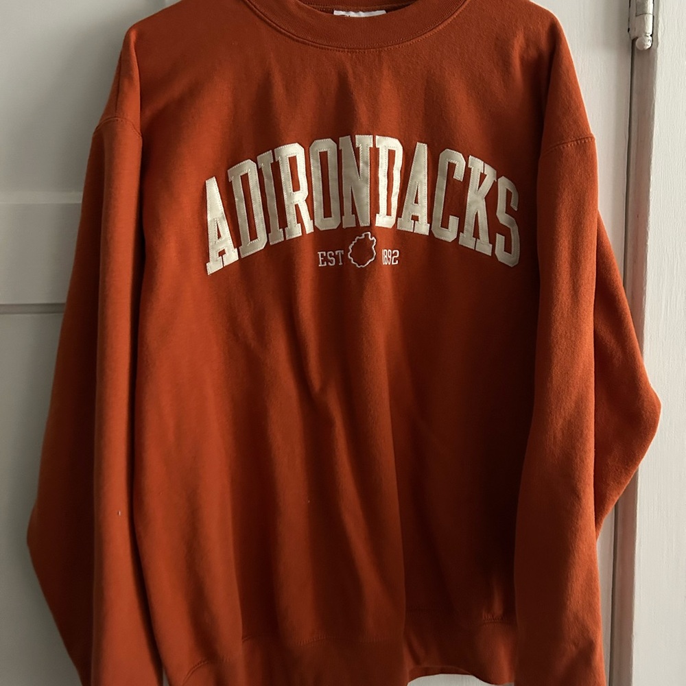 Adirondacks Rust Orange Crew Neck